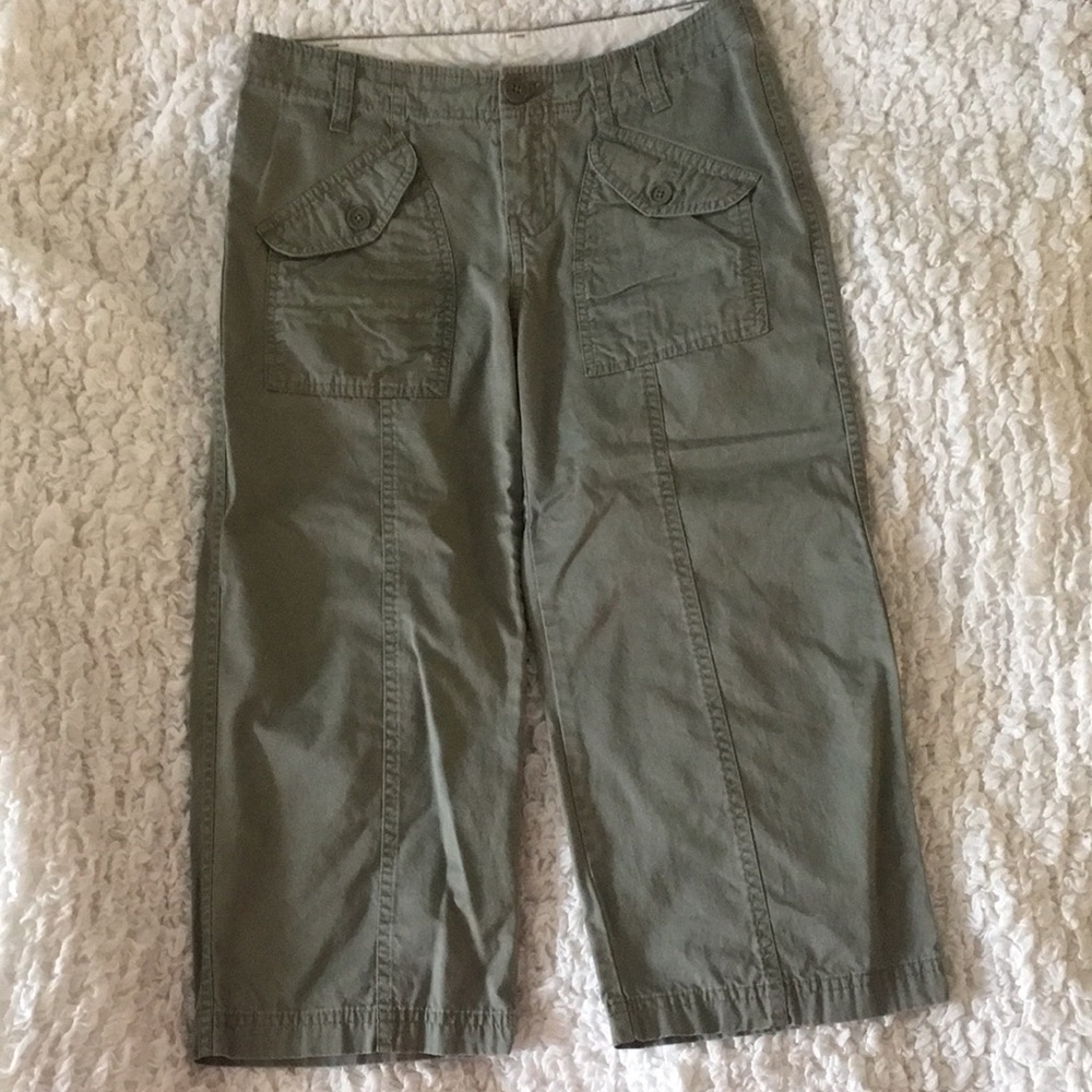 GAP Military Green Crop Pants